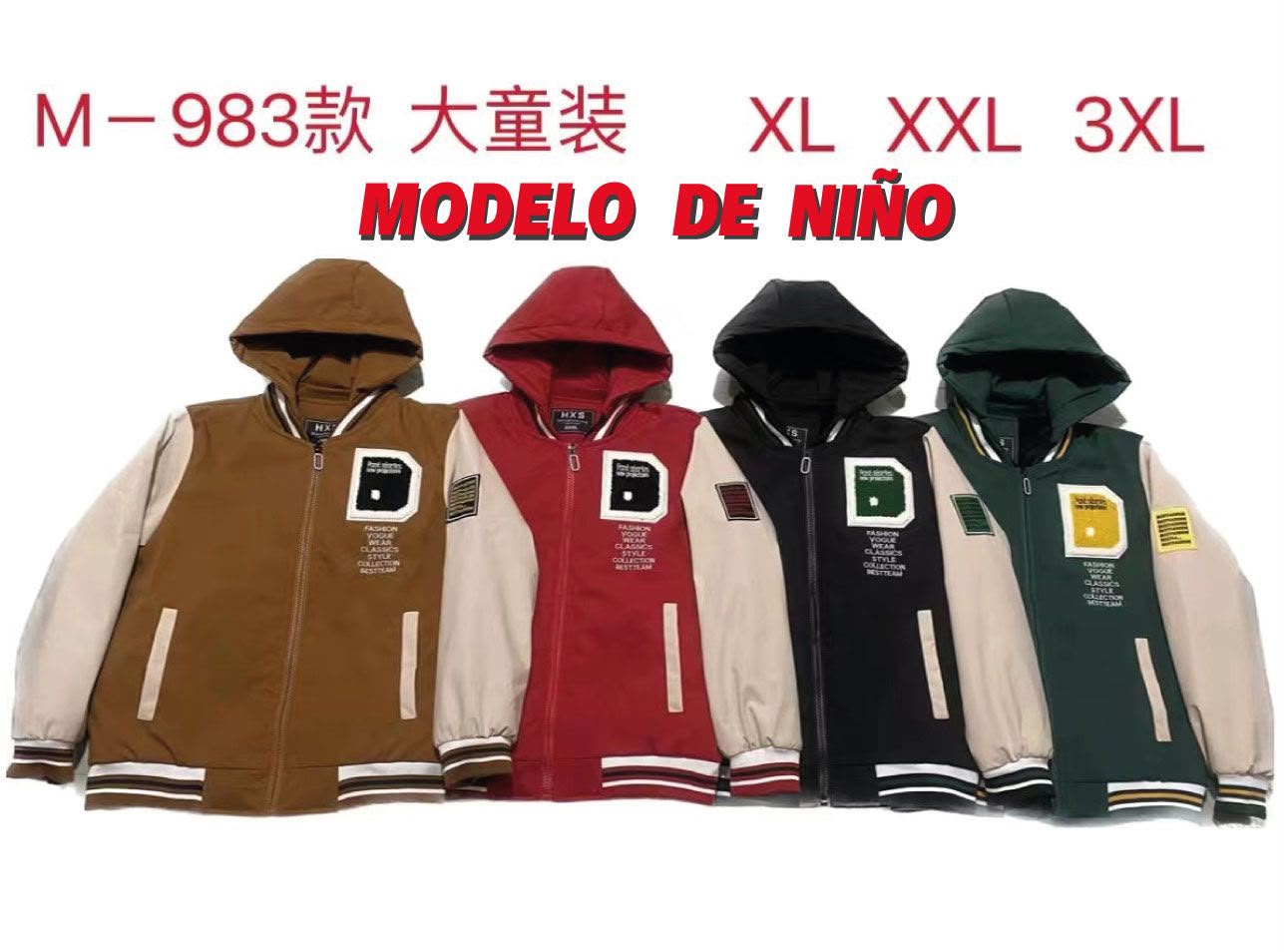 M983 CHAQUETA PARA NIÑO