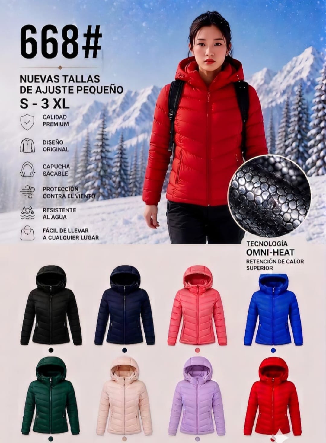 668 CHAQUETA PARA DAMA